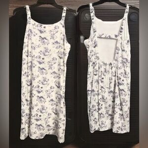 Toile Tropical Sundress Dress Girls Size XL Copper Key Dillard’s Rayon Linen